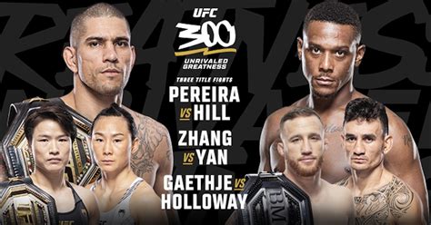 UFC 300: Pereira vs Hill Odds, Picks & Predictions.
